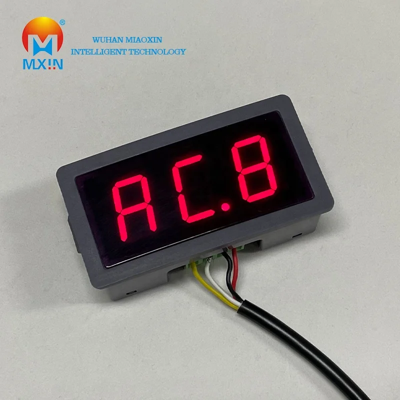 Industrial 3/4/5/6 bit Red waterproof RS485 serial port meter led digital tube display MODBUS-RTU