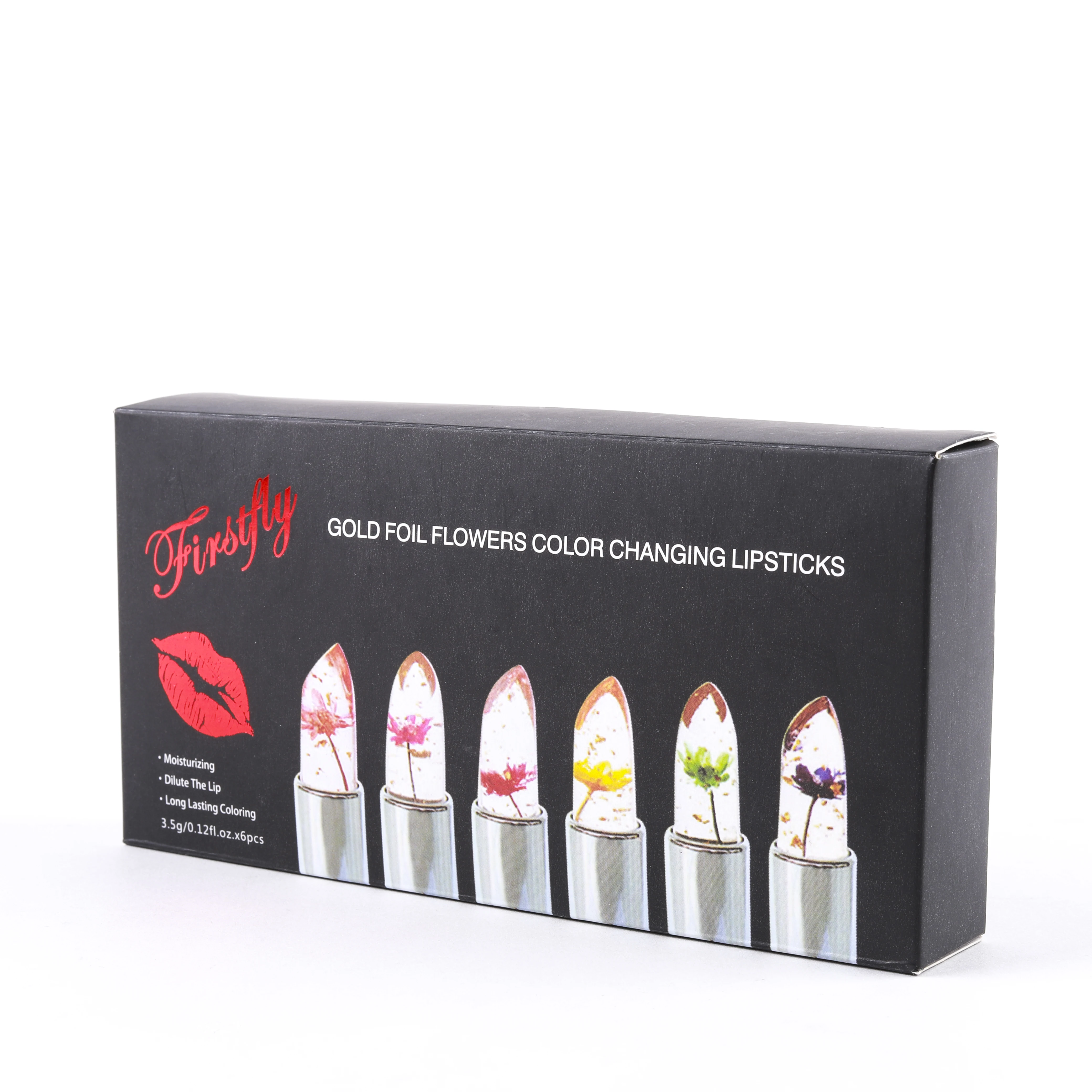 Dried  Flower Jelly Color Changing Pink Tint Lip Care Lip Balm Hydrating Lipstick