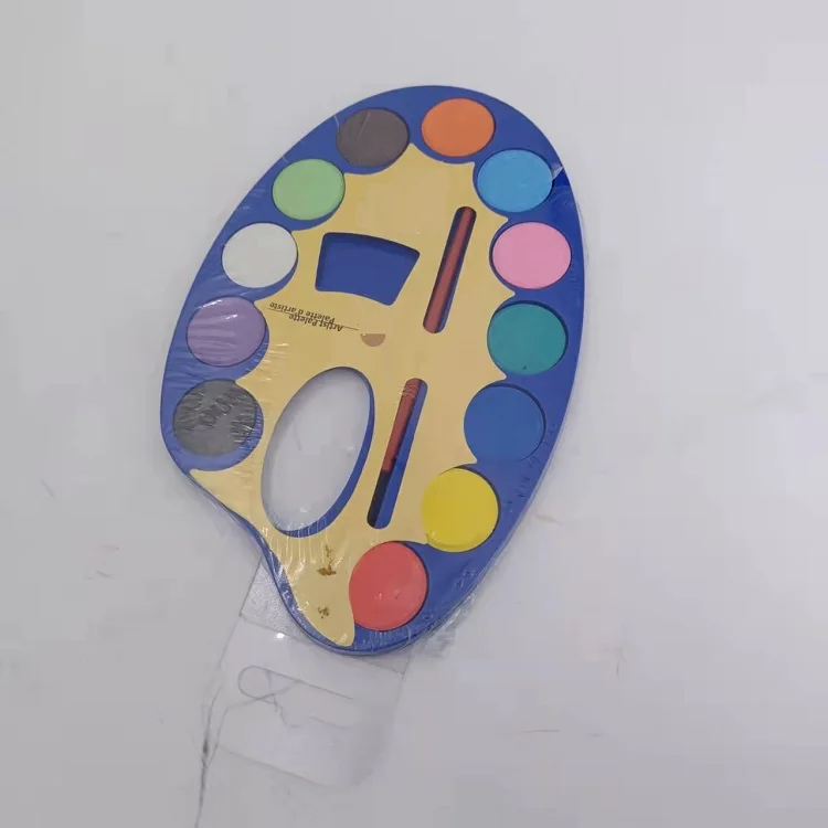 CX1-025 Water Color With Water Brush Painting Set Art Supplies Watercolor Paints Solid Color