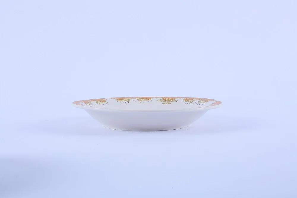 Antique European palace ceramic tableware Italian Roman western style ceramic plate