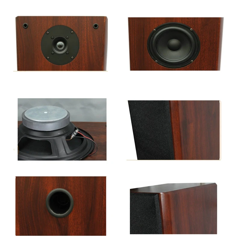 200W 8 Inch Bookshelf Speakers 7ohm Monitor Passive Fever Hifi Surround High Fidelity Home Audio Music Sound Amplifiers Speaker