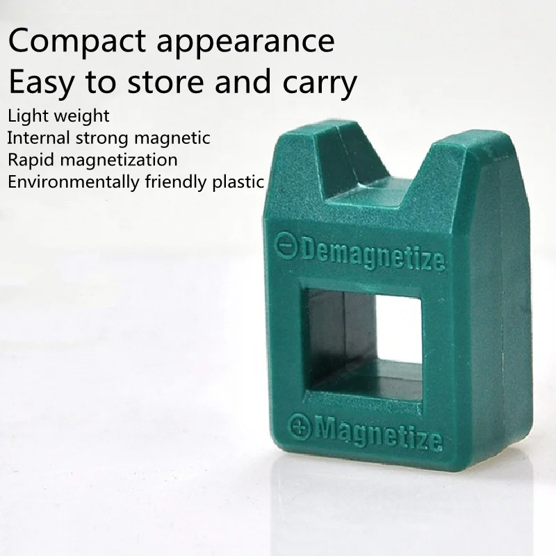 Mini Magnetic Pick Up Tool Magnetizer Degaussing Change Magnetism Tool Screw Bit Magnetic Repair Tool for Screwdriver Tips