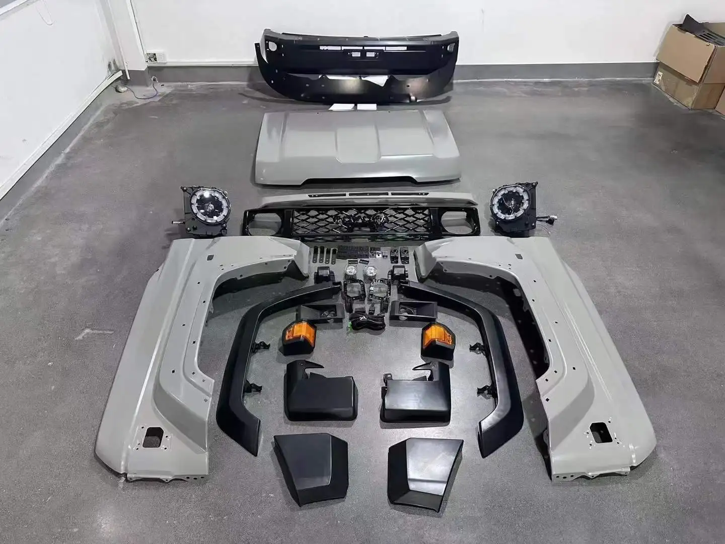Комплекты для модернизации от старого до нового полный комплект обвеса ABS + PP Toyota Land Cruiser LC79 LC76 FJ70 Fj79 2002-2022 обновление 2024