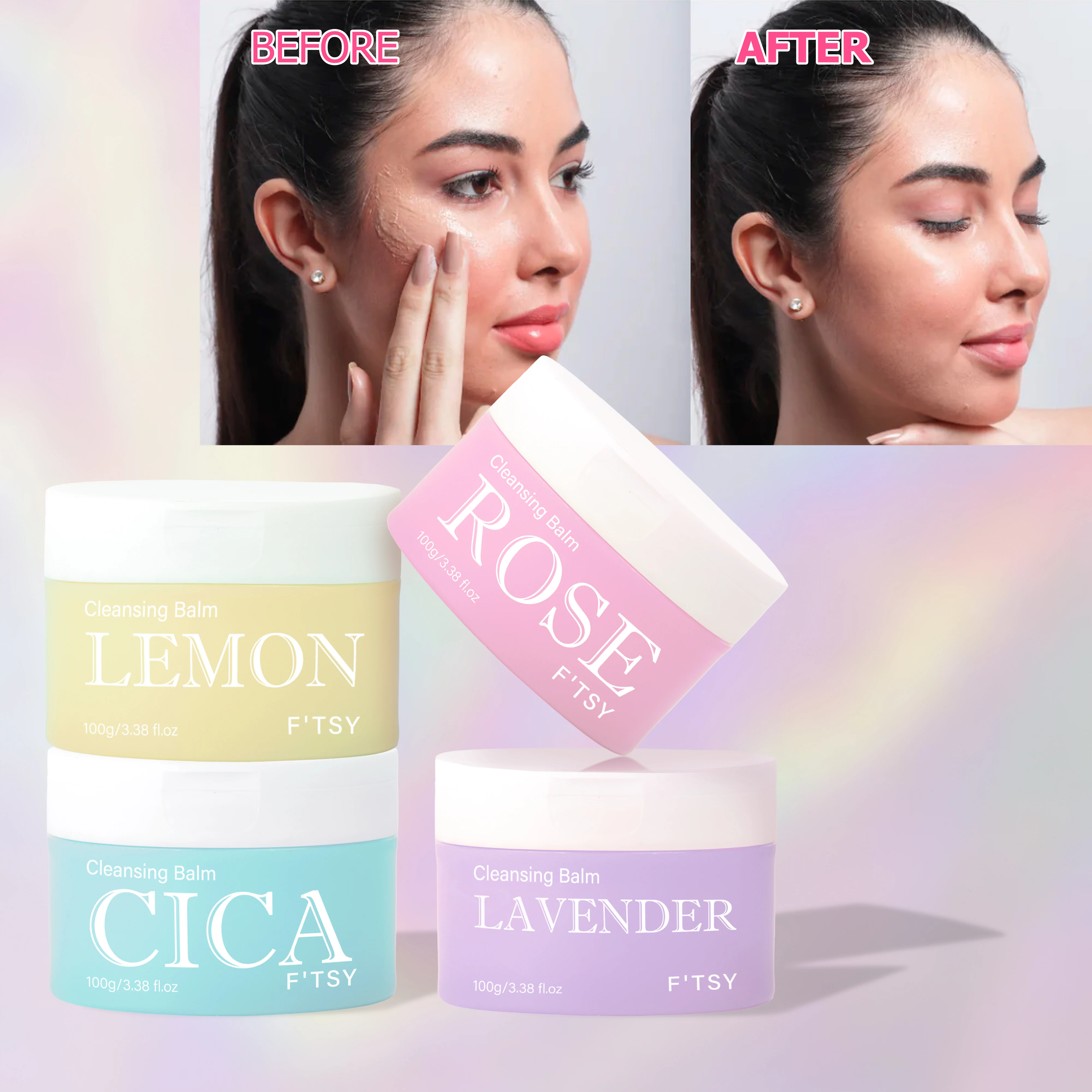 Wholesale Makeup Remover Cleansing Balm For All Skin Types To Gently Meltaway Mascara Cleansing Balm