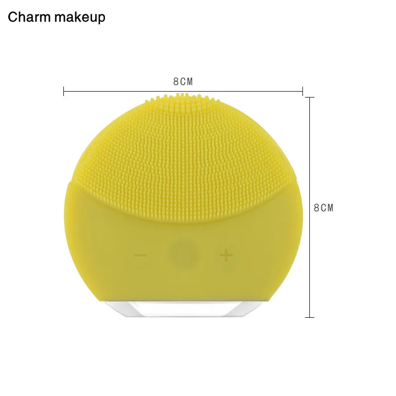 
Popular vibration facial cleaner brush USB rechargeable facial cleaning machine 