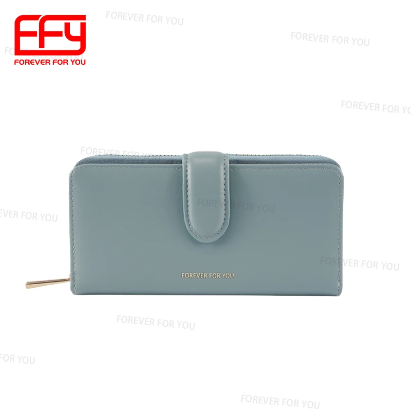Europe Style Customization Women Long Wallet Clutch Zipper Wallet Lady Purses