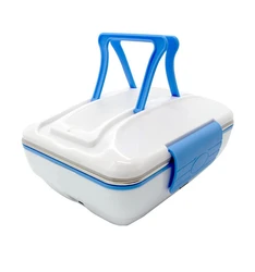 12V/24V 110V Electric Heated Lunch Box Bento Boxes 2 In 1 Car& Home Plug Portable School Office Auto Food Container Warmer