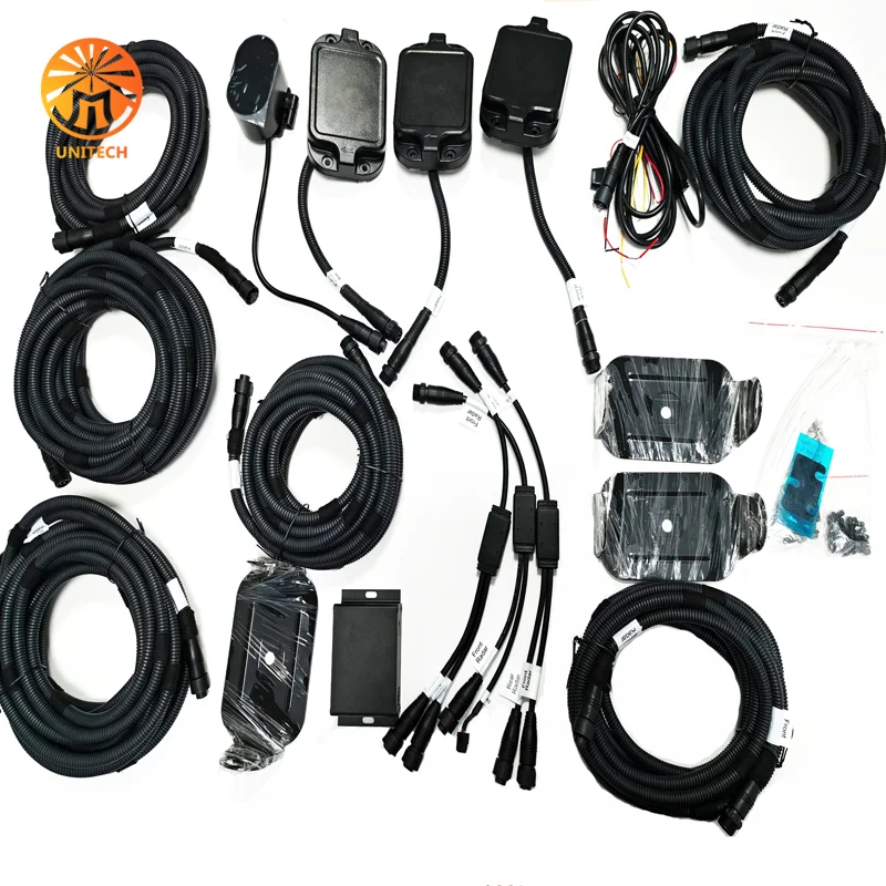 Two Front and  One Rear Radar Detection Radar Backup Blind Spot Detection BSD Radar Detector for HGV Heavy Duty Truck Bus Sedan