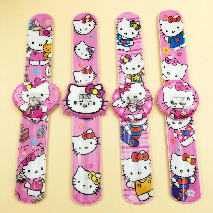 Beian Hot Selling Customized Digital Cartoon Waterproof Slap Child Watch