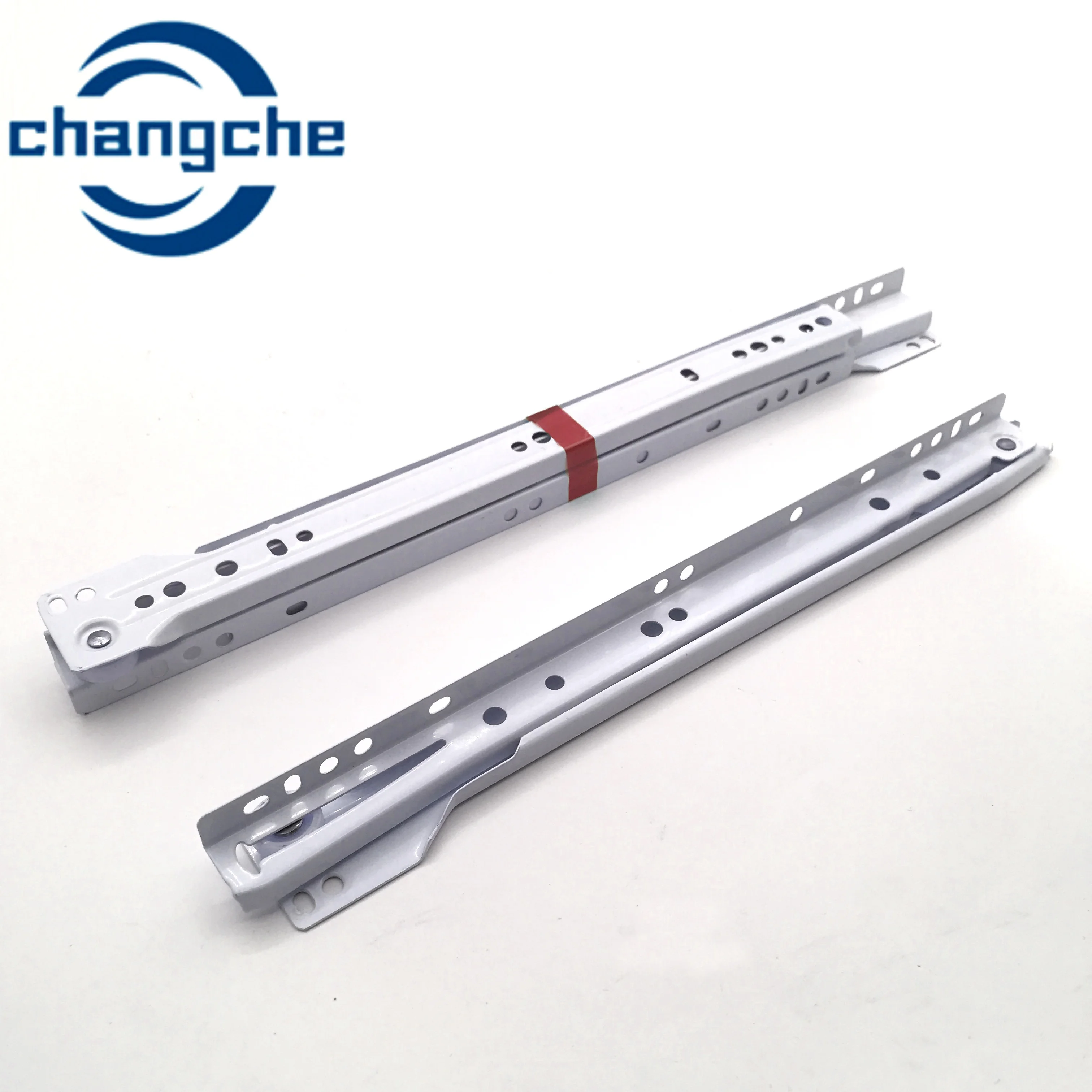 2024 Hot Sale Furniture Hardware FGV Type Kitchen Cabinet Drawer Rails Nylon Wheel Drawer Slide Type Coated Drawer Slide