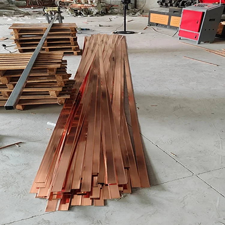 High performance good conductivity Lightning Protection Grounding System Conductor Copper Coated Steel Grounding Busbar