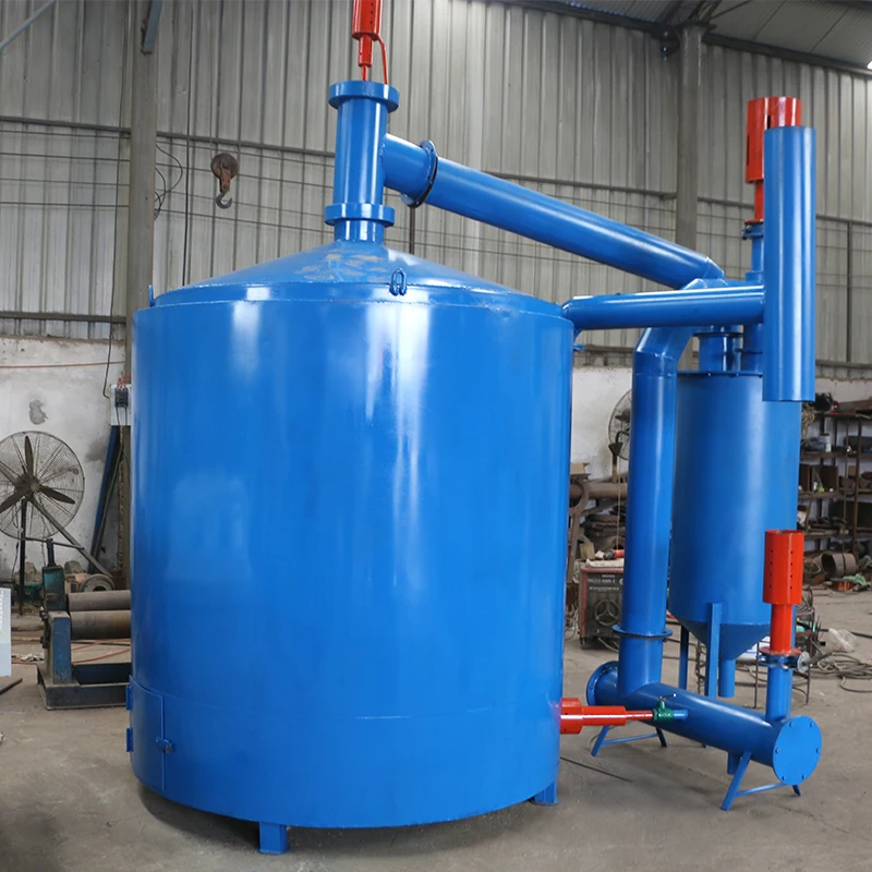 Sale Horizontal Rotary Smokeless Wood Sawdust Biomass Charcoal Coal Air Flow Continuous Carbonization Furnace