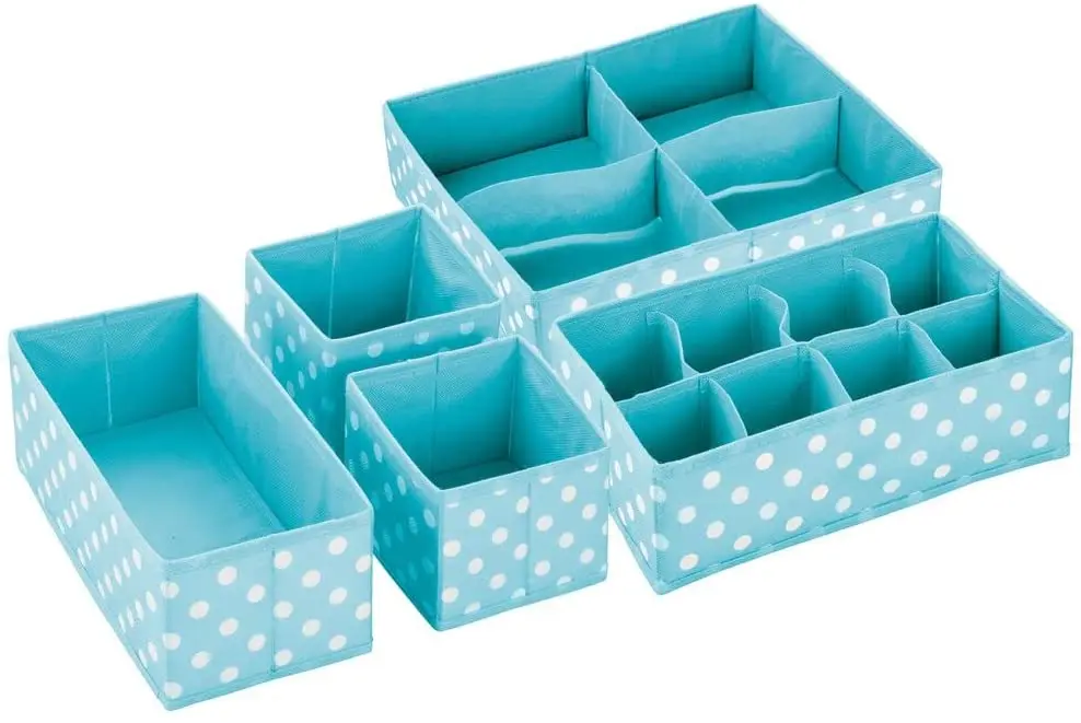 Closet Organizer Bin Soft Fabric Dresser Drawer Underwear Storage Drawer Divider Storage Organizers