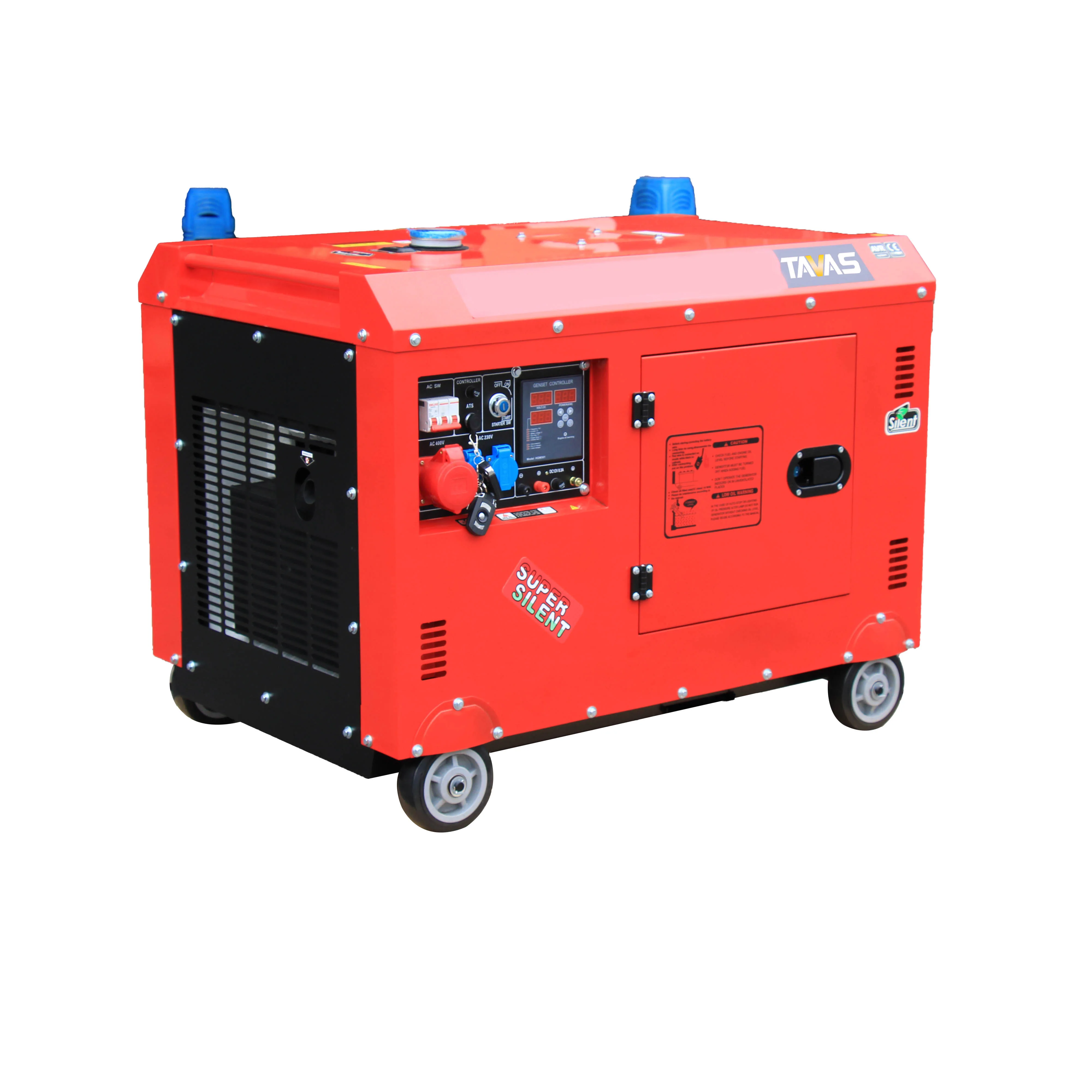 Air Cooled System Set Silent Type Diesel Welding Generator Soundless