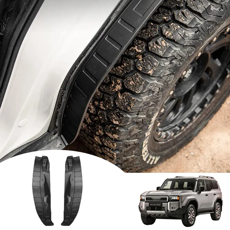 Mud Flap Splash Guards rear wheel lining door soft inner fender For Toyota 2024 Lc250 Accessories Prado Cargo Cover Parts