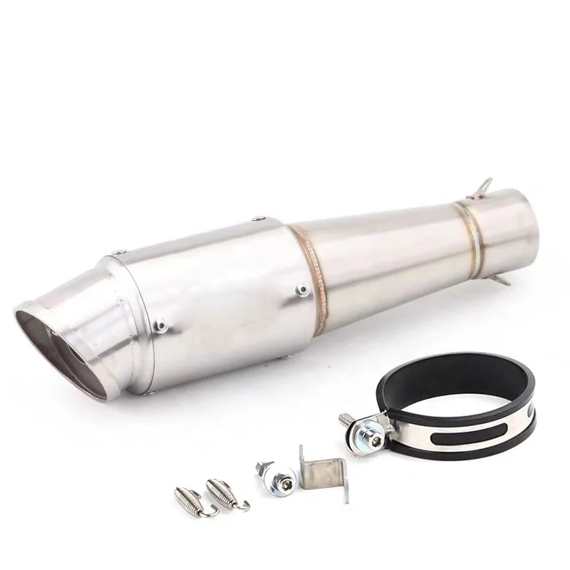 51mm Universal stainless steel muffler for motorcycling