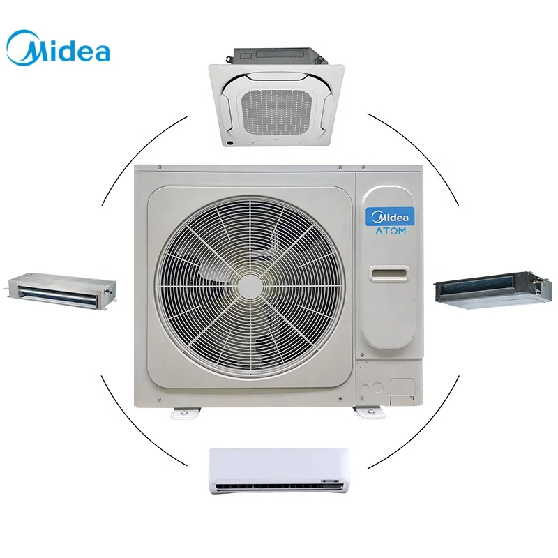 Midea настенный потолочный воздуховод 5 тонн Инвертор Сплит Вентилятор катушка кассета 24kbtu охлаждающий кондиционер
