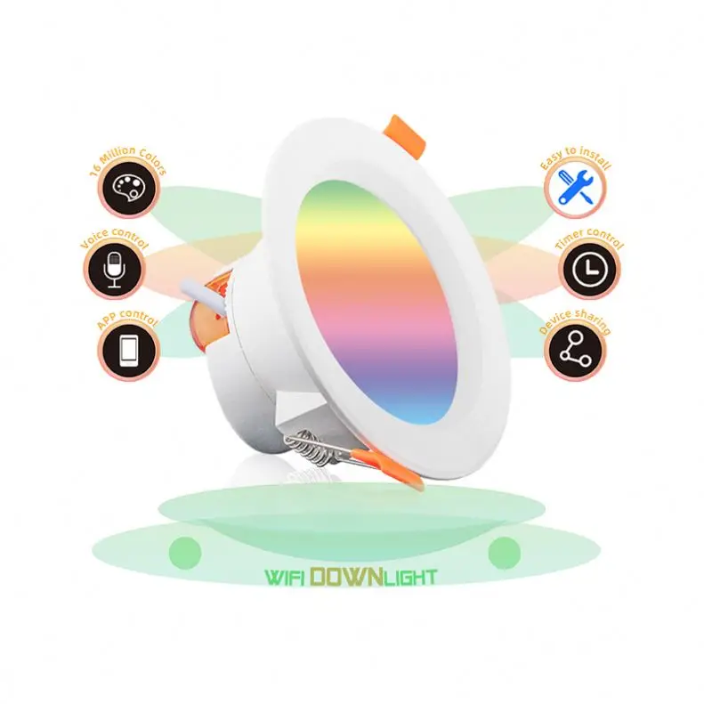 RGB потолочный светильник, светодиодный потолочный светильник для отеля, 10 Вт, для комнаты KTV