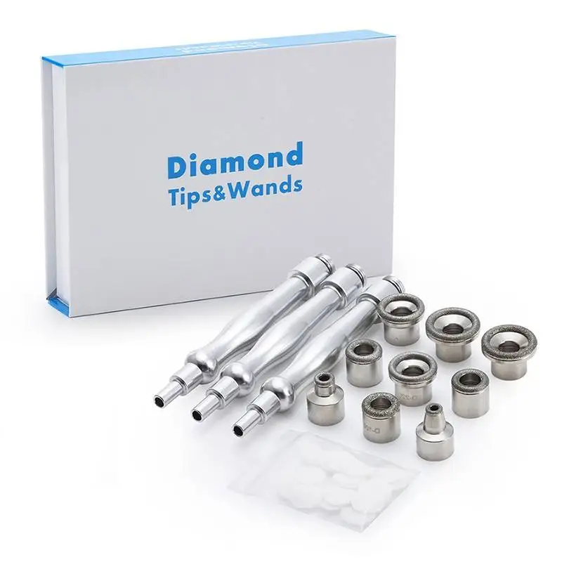 Factory wholesale super quality diamond microdermabrasion tips and wands / microdermabrasion diamond heads
