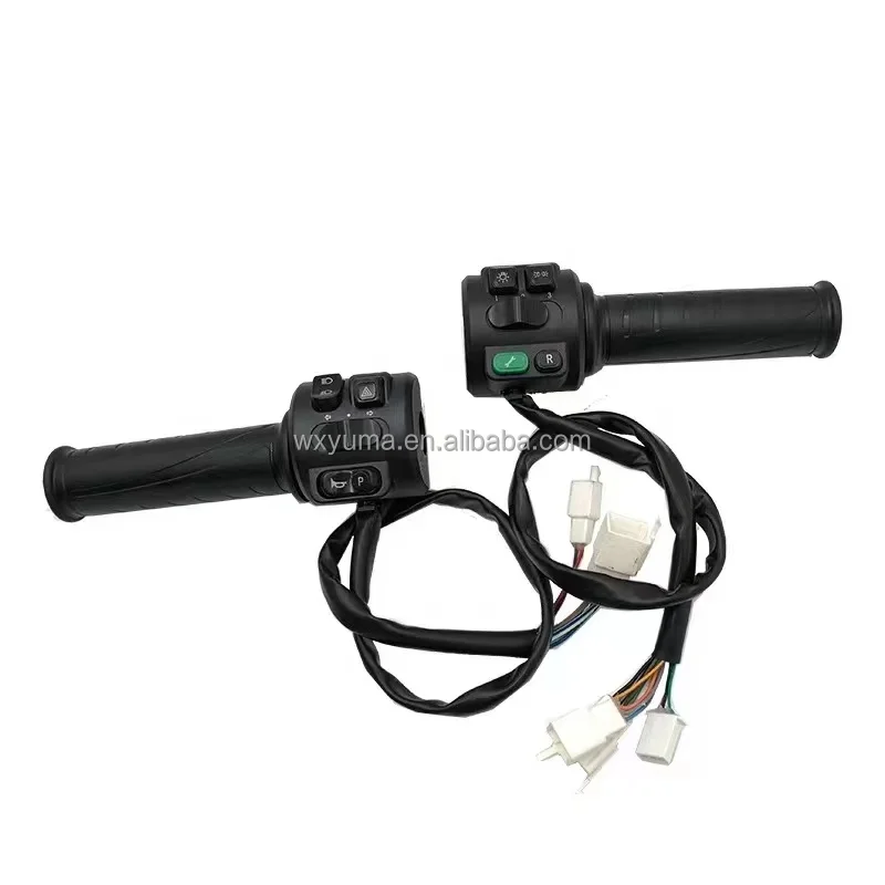 Electric Bike Throttle Hand Grip 24/36/48/60/72V Universal Voltage Twist Throttle for Electric scooter bike