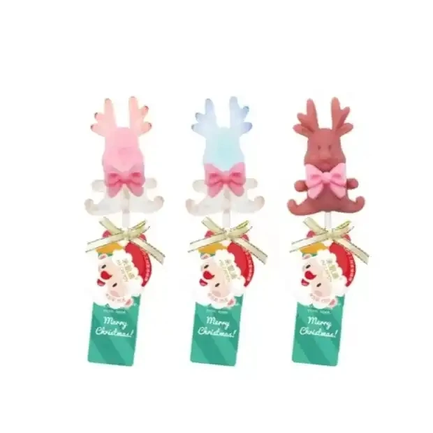 High quality Christmas tree candy cartoon shape lollipop hard candy