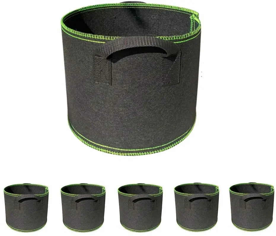 All Sizes Black Color Planter Grow Bag Tree Seeding Pot Fruit Fabric Plant Grow Bags