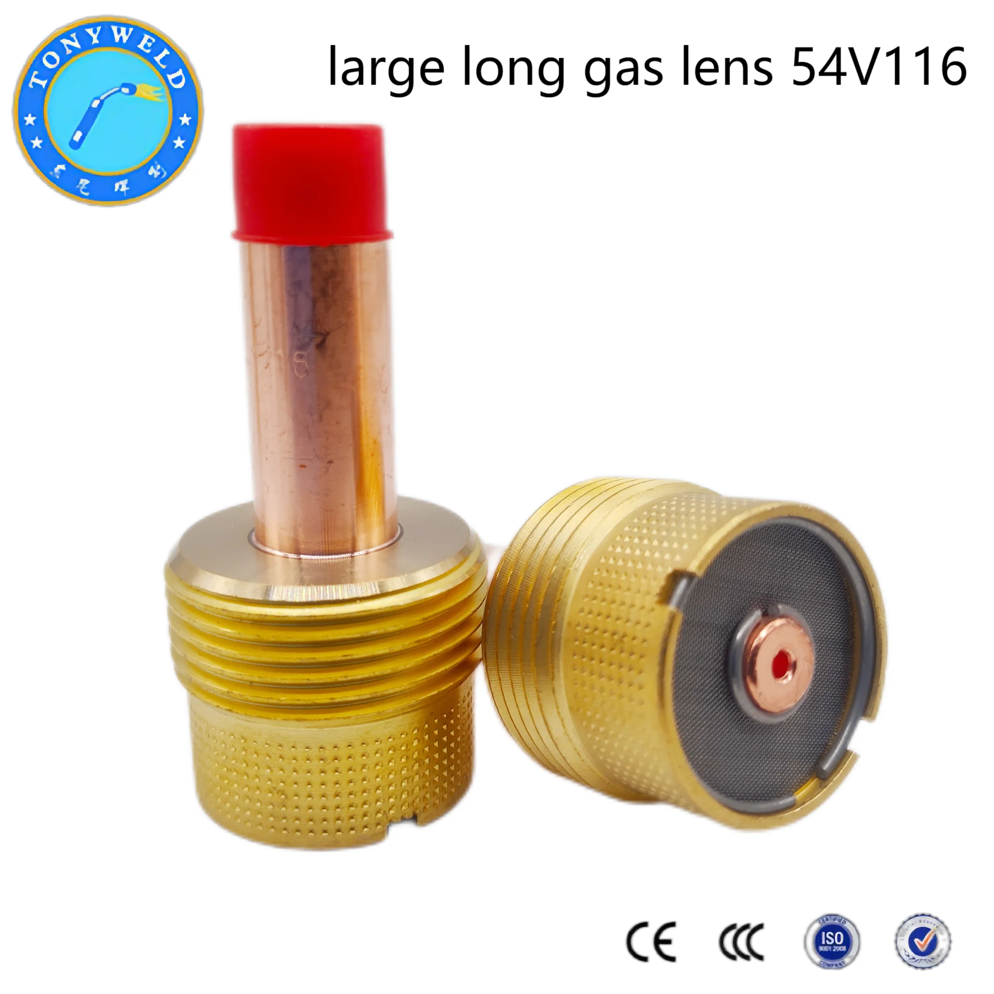 45V64 tig welding large gas lens 2.mm for wp17/18/26