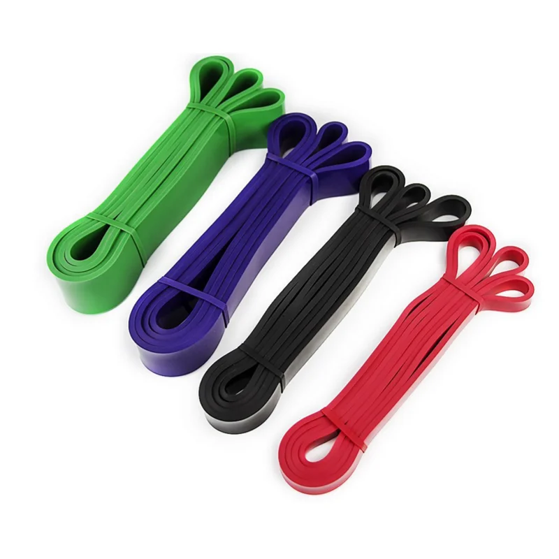 Набор эластичных лент Amazon, комплект эластичных лент для растяжки, латексный полиэтиленовый пакет, доступны индивидуальные логотипы для силовых тренировок