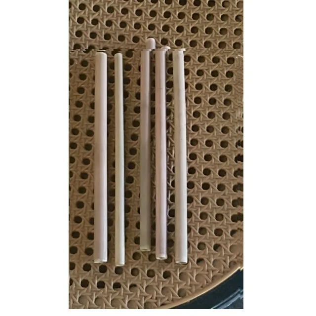 Трубочки для напитков из бамбука, одноразовые соломинки, длина по индивидуальному заказу, от производителя