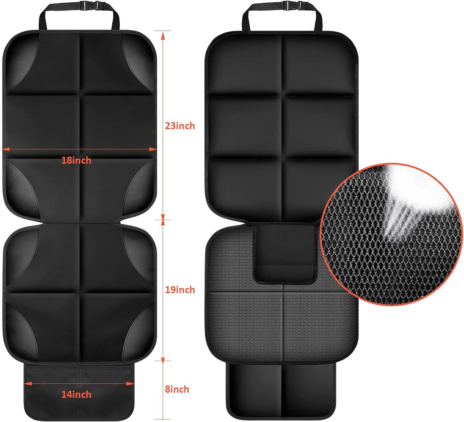 Car child safety seat anti-slip mat anti-friction and anti-dirty