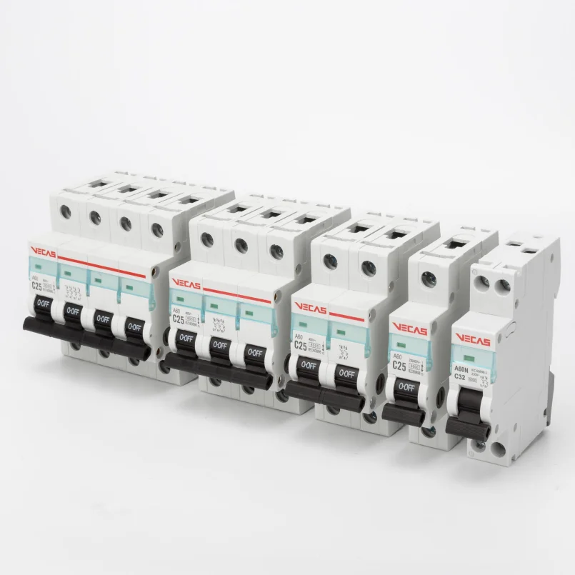 VECAS DZ47-63 MCB 1P 16A 20A 25A 32A 63A mini Circuit Breaker AC 110V-400V miniature circuit breaker