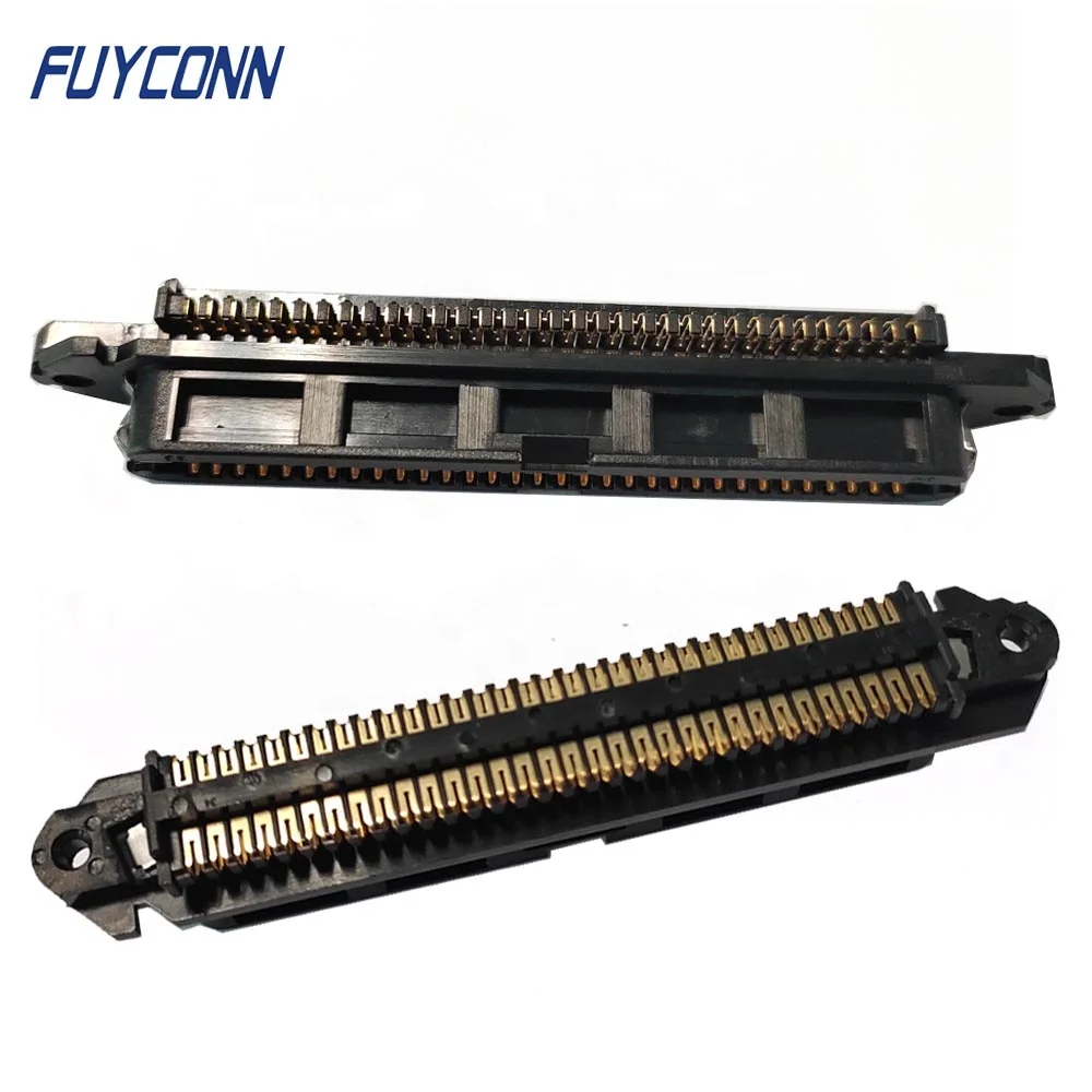 2.16mm pitch Female Receptacle IDC Centronic D-SUB Connector for cable to cable,  64Pin Centronics IDC Champ Connector