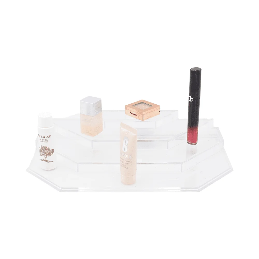 High Quality Premium Acrylic Drawer Organizer Clear Makeup Holder Acrylic Belt Organizer