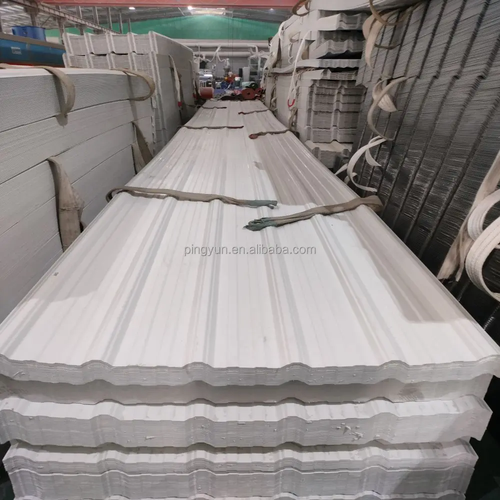 Fireproof asa upvc plastic pvc roofing sheet bent tiles for shed