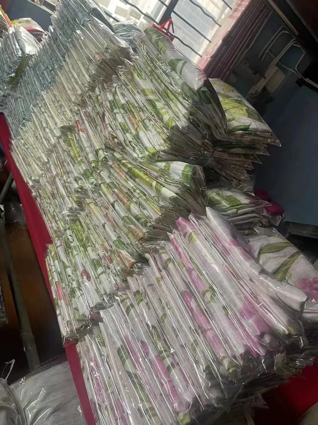 Wholesale European Style Floral Printed Curtains Blackout Fabric Ready-Made Curtain for Living Room Office