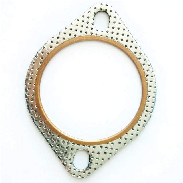 2 Bolt Exhaust Pipe Flange Gasket Intermediate Pipe To Muffler Gasket For Mitsubishi