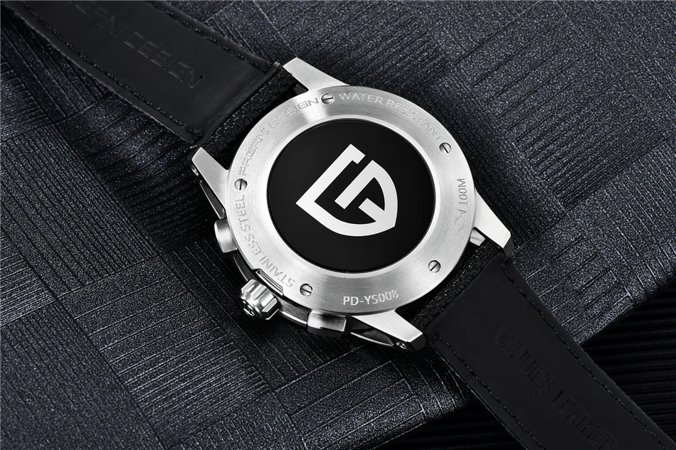 Pagani Design YS008  Quartz Movement Chronograph Date Week Dial New Model Luxury Men Watch Hardlex Japan Miyota Wristwatches