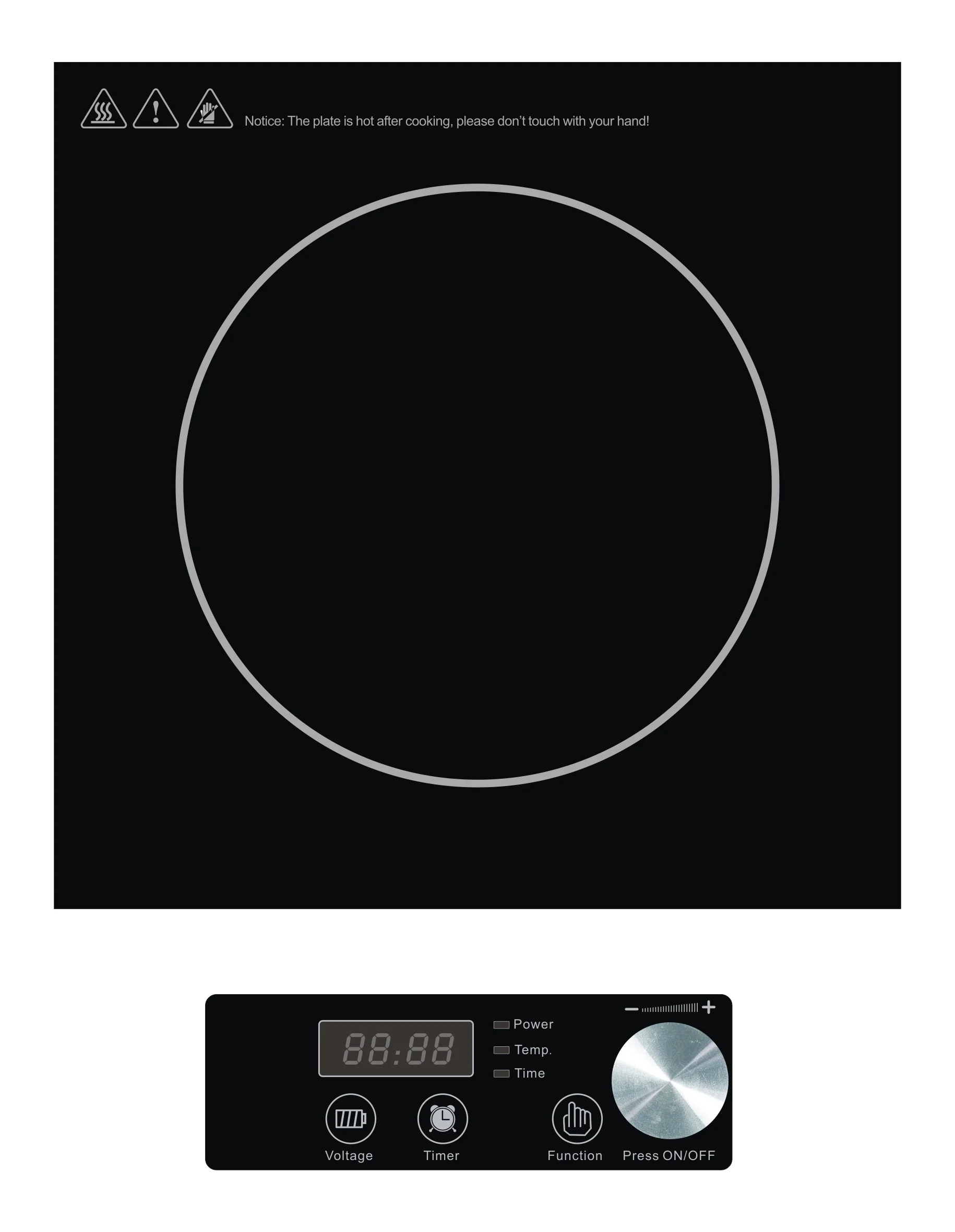ALP-A80 3500W Hotel Restaurant Buffet Commercial Induction/ Hob/ Cooker