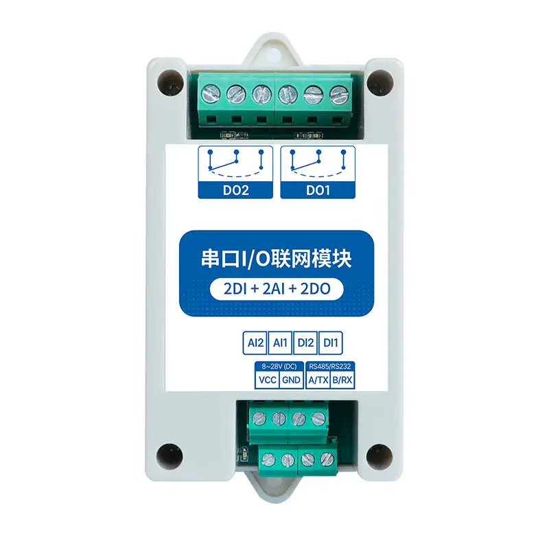 COJXU OEM ODM  MA01-XACX0440 4AI+4DO RS232/RS485 Industrial Level Serial port I/O networking module