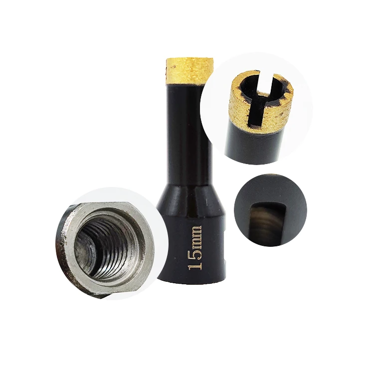 DEYI Popular Marble Granite Tile Diamond Drilling Core 15mm Drill Bits Sintered Diamond Hole Saw For Concrete