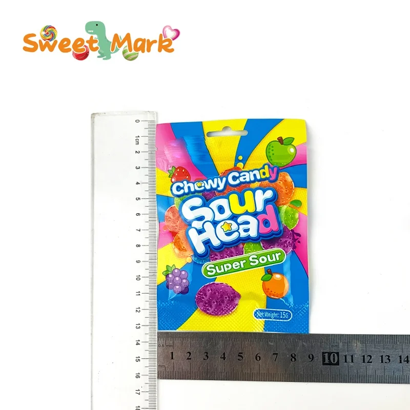 High quality super sour candy colorful halal candy hard candy