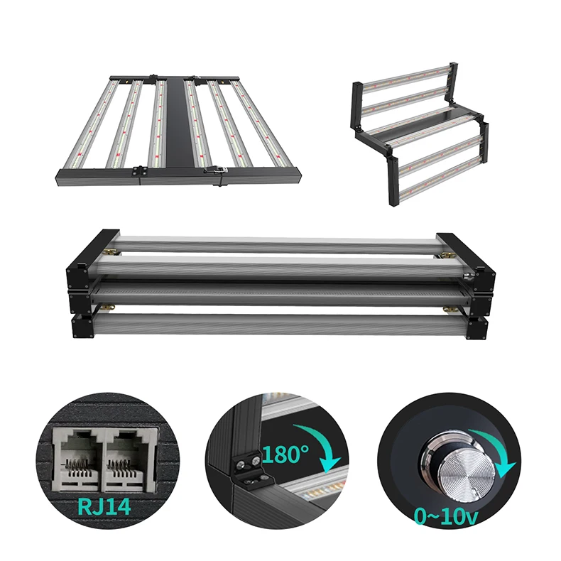 Factory Wholesale Led Grow Light 800W Indoor Growing System Folding Lamp Greenhouse Indoor Plant Grow Light