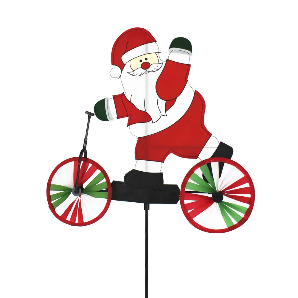 Customized Christmas Wheel Wind Spinner Windmill Garden Yard Outdoor Decoration, Windmill Shape