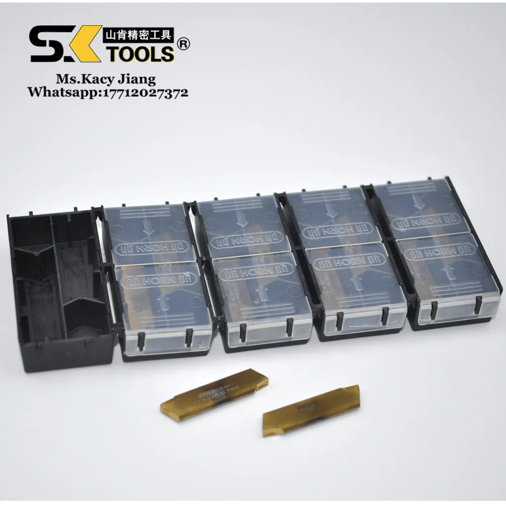 1PC New and Original Ph Horn S229.0300.34.TN35; Horn 229.0015.30.TN32 Grade TN35 Turning and Grooving Inserts for CNC Metal