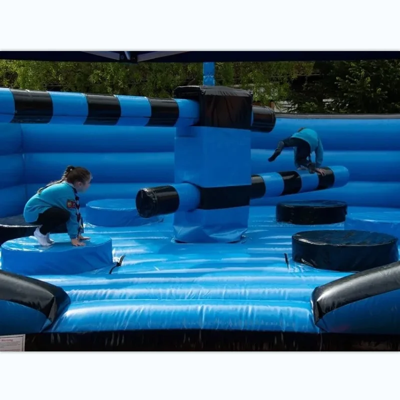 Mechanical Inflatable Sport Game Adult/Children Last Man Standing Wipeout Sweeper Games