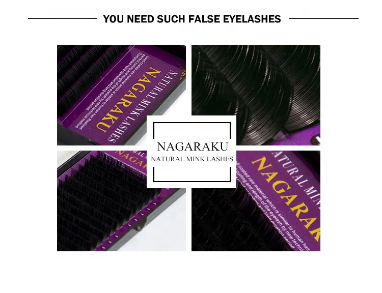 NAGARAKU eyelash extension supplier private logo lashes easy fanning  lashes volume