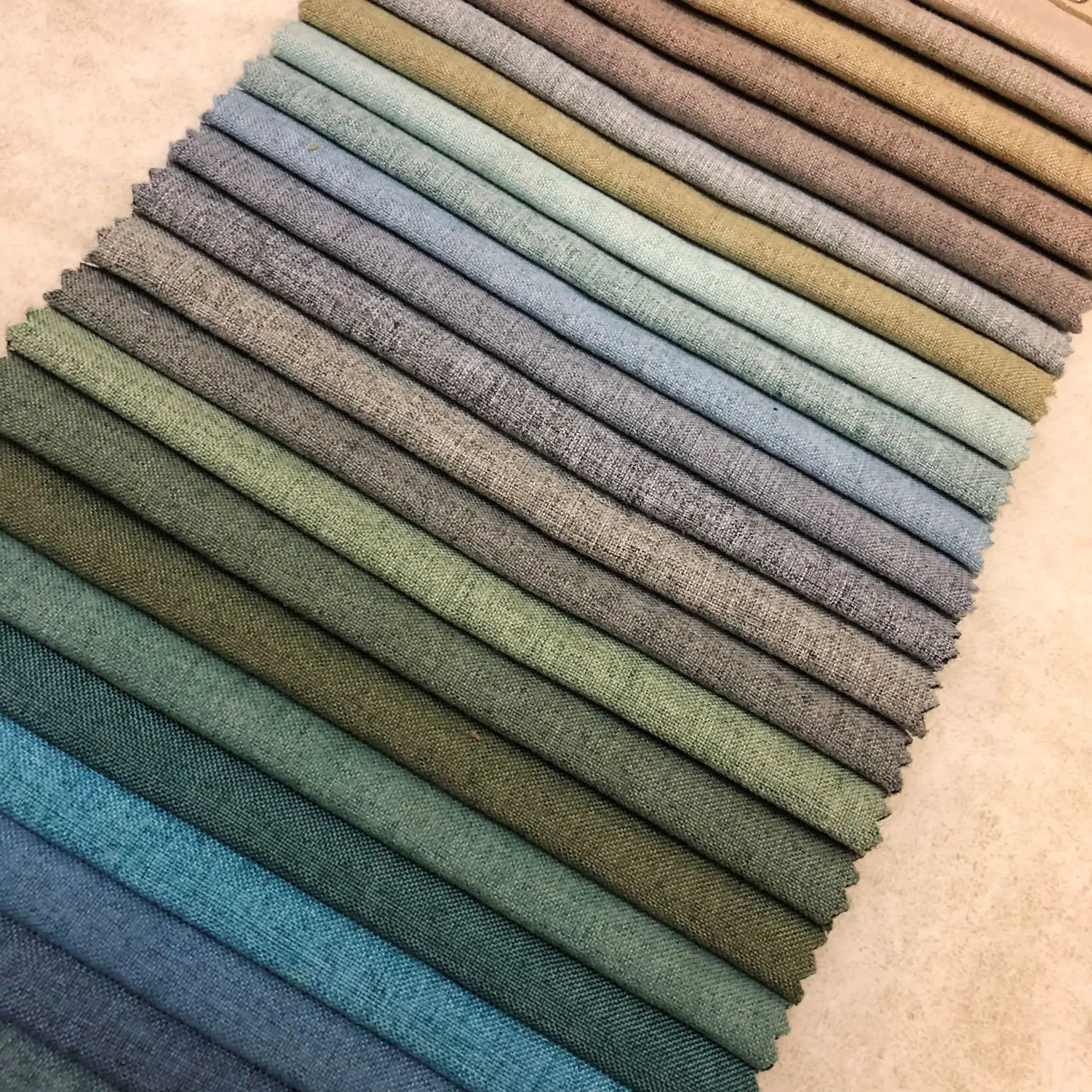 
2019 New thickened sanding linen cloth sand release fabric pillow soft cloth cushion fabric 