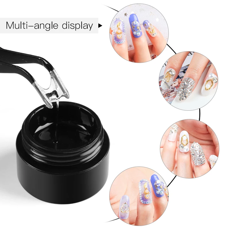 Жемчужина художественного длительного жесткого УФ Гели Soak Off лак Oem Прозрачный Гель-лак для ногтей клей