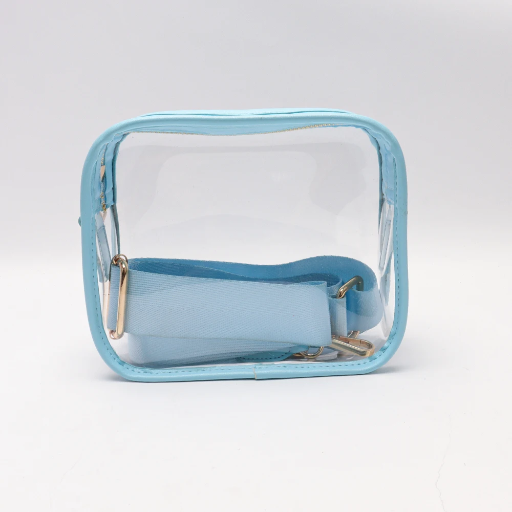 Летняя прозрачная сумка-желе через плечо, пляжная сумка через плечо, женская прозрачная мини-сумка из ПВХ