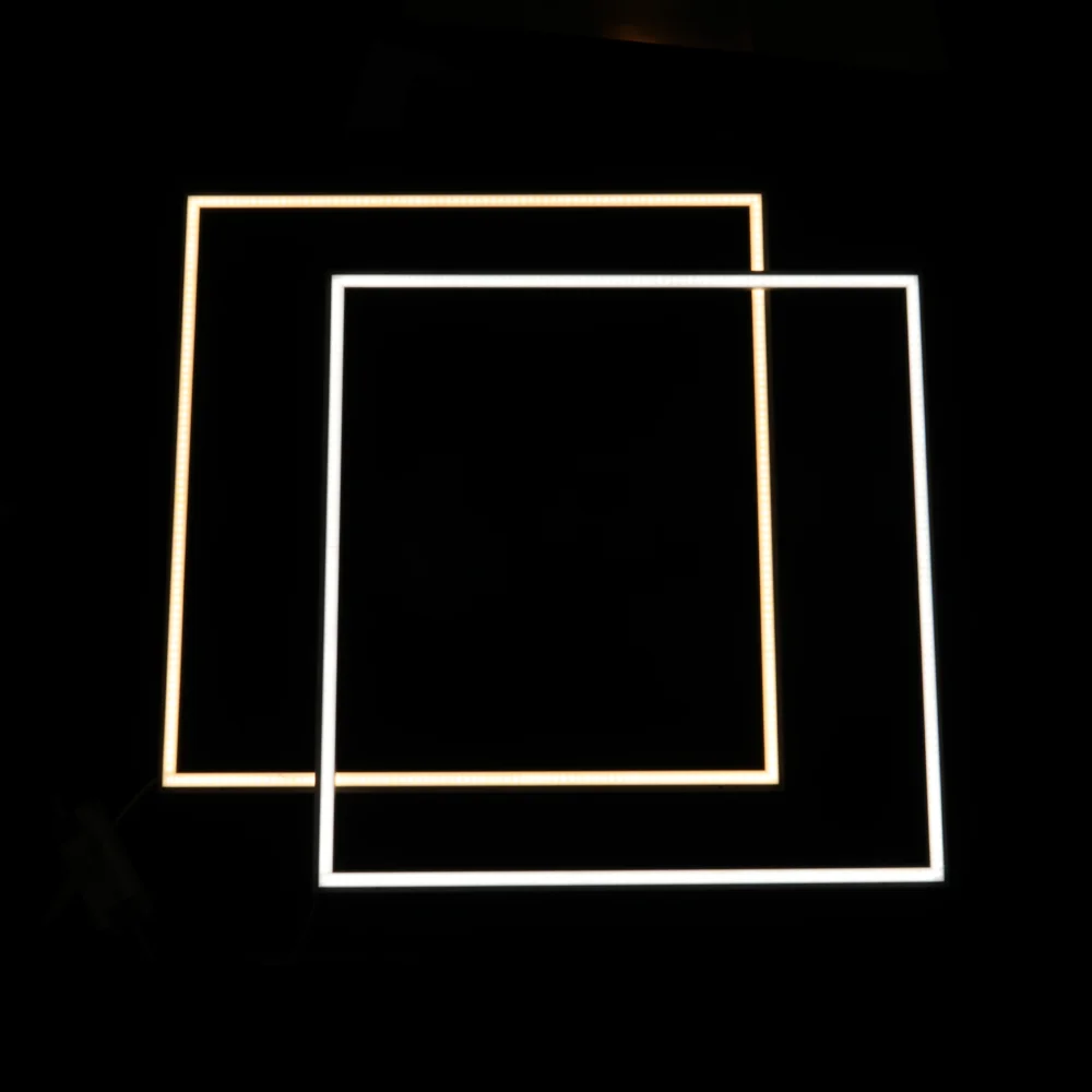 Compact Size Fast Delivery Linear Square LED Light 600X600 2x2 40w Detachable Frame LED Light for Office Ceiling Light